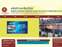 Tablet Screenshot of esic-srodurgapur.org